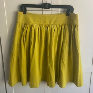 Banana Republic Side-Zip Pleated Skirt